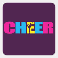 Personalized Cheer Cheerleading Purple