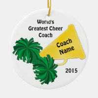 Personalized Cheer Coach Gifts with 8 Text Boxes