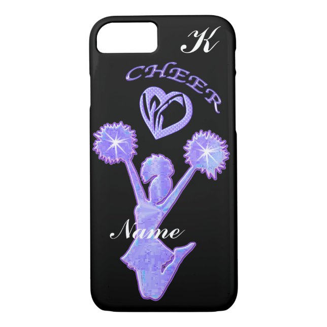 PERSONALIZED Cheer iPhone 7 Cases YOUR COLORS TEXT (Back)