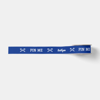 Personalized Cheer Pin Me Ribbon Cute Bow Custom Grosgrain Ribbon