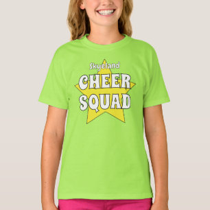 Personalized Cheer Squad Girl's T-Shirt