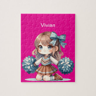 Personalized Cheerleader Jigsaw Puzzle