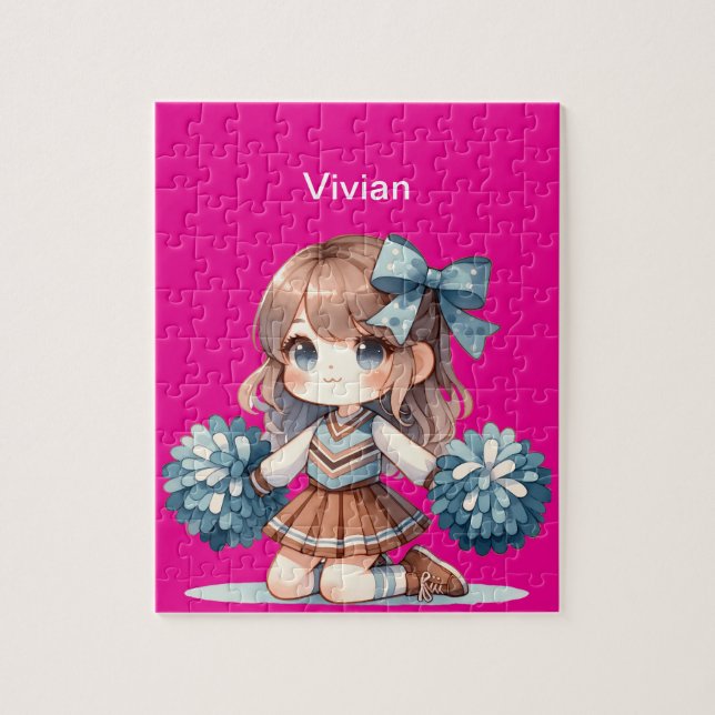 Personalized Cheerleader  Jigsaw Puzzle (Vertical)