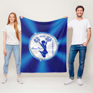 Personalized Cheerleading Blankets in Your Colours