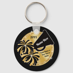Personalized, Cheerleading Gifts for Team Keychain