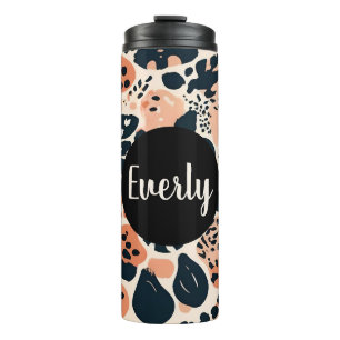 Personalized Cheetah Leopard Animal Print Thermal Tumbler