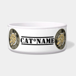 Personalized Cheetah Safari Seal Cat
