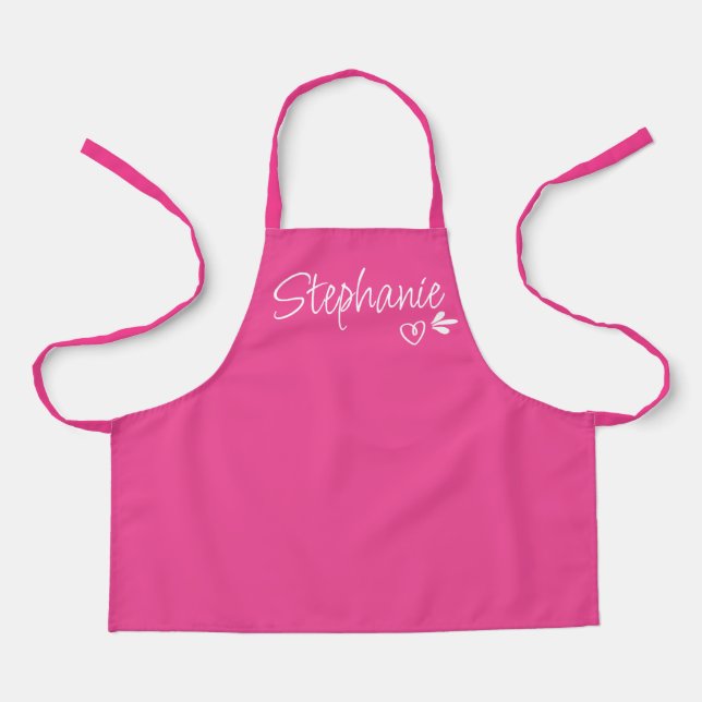 Personalized Chef Any Name Child Youth Baker Kids Apron (Front)