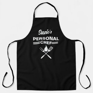 Personalized Chef Apron - Custom Name Kitchen Gift