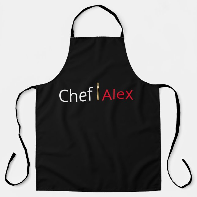 Personalized Chef Cooking Apron (Front)