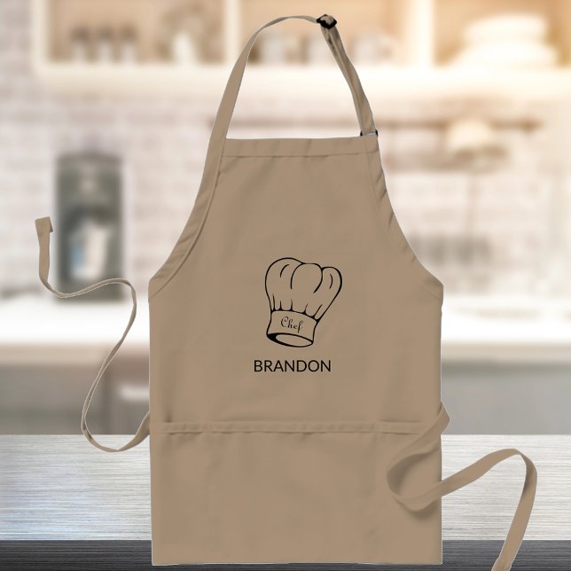 Personalized Chef Hat Grilling Long Apron (Creator Uploaded)