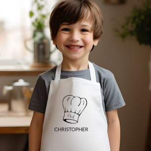 Personalized Chef Hat Kids Apron
