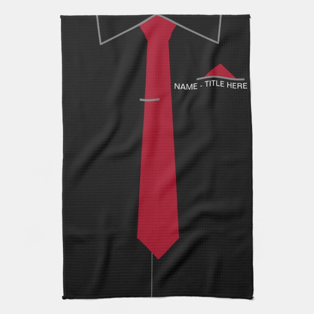 Personalized Chef Kitchen Towel (Vertical)