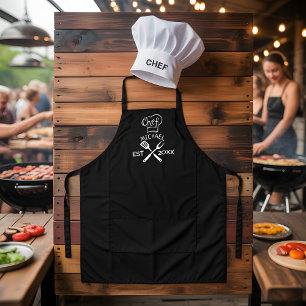 Personalized Chef Name & Year Custom Apron