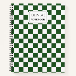 Personalized Chequerboard Notebook