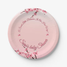 Personalized Cherry Blossom Baby Shower