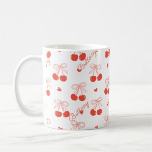 Personalized Cherry Coffee Mug