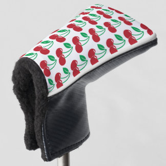 Personalized Cherry Pattern Golf Putter Cover