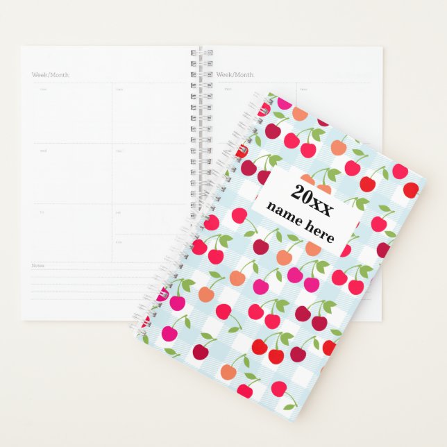 Personalized Cherry Planner (Display)