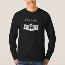 Personalized Chess Long Sleeve Shirt for Men