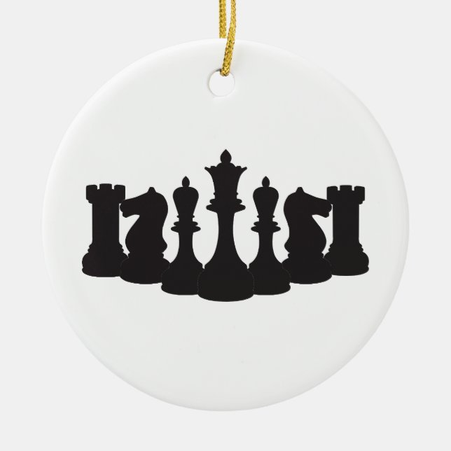 Personalized Chess Ornament (Front)