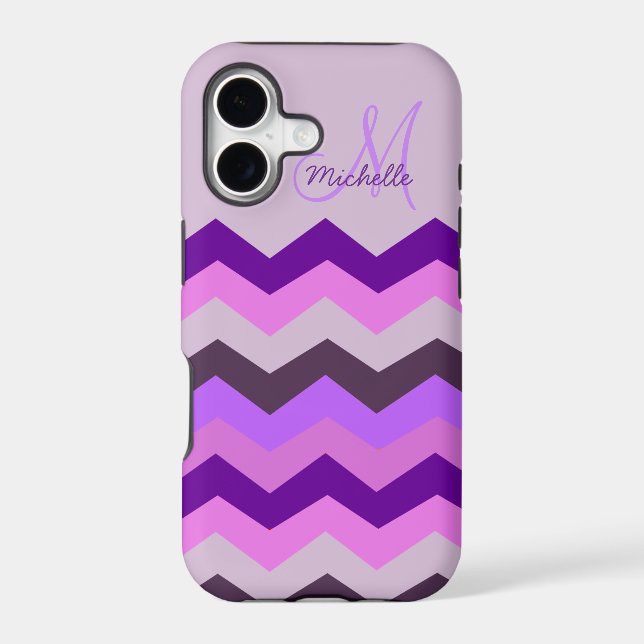 Personalized Chevron Purple Blast (Back)