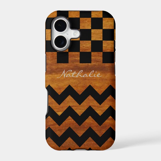 personalized chevron & squares (Back)