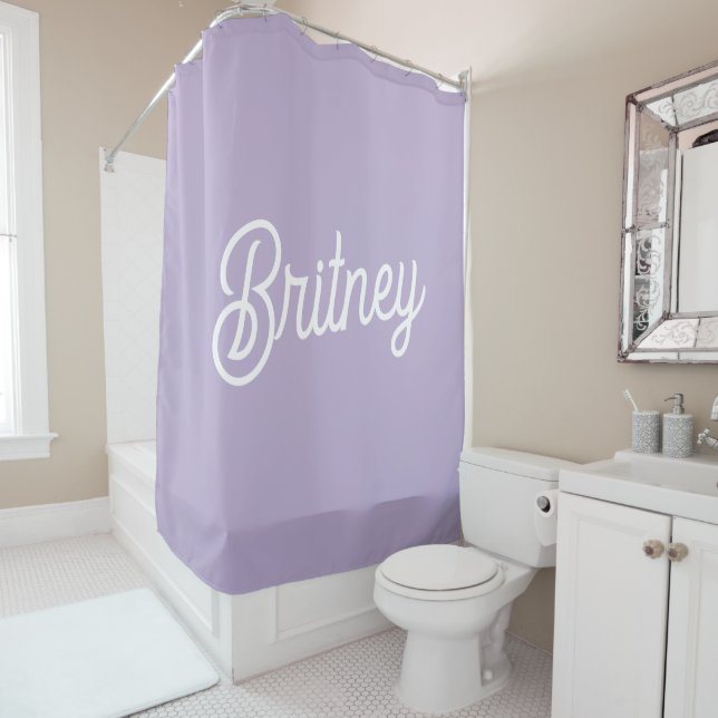 Personalized Chic Lavender Purple Monogram  Name (In Situ)