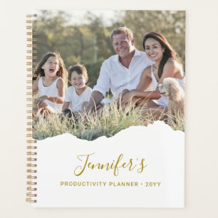 Personalized Chic Torn Photo Planner