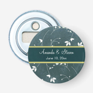 Personalized Chic Vintage Wedding Memento Bottle Opener