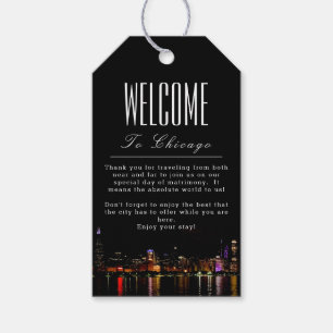 Personalized Chicago Welcome Gift Tag