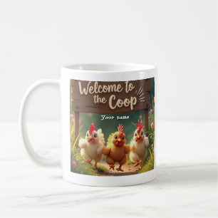 Personalized Chicken Coop Mug – Welcome to the Coo