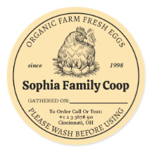 Personalized Chicken Coop Owner Name Date Eggs