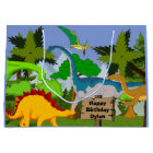 Personalized Child Dinosaur Birthday