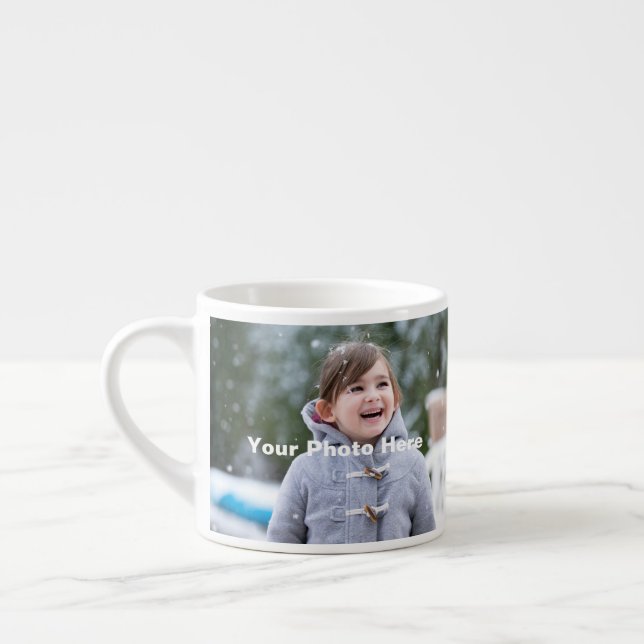 Personalized Child Photo Espresso Mug (Left)