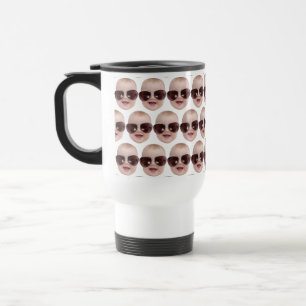 Personalized Child Photo Gag Gift For MomDad Gift Travel Mug
