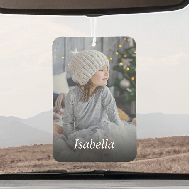 Personalized Children Photo And Name Air Freshener (Creator Uploaded)
