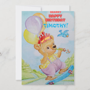 Personalized Children's Birthday Card