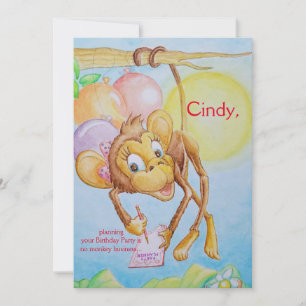 Personalized Children's Birthday Greeting Card 