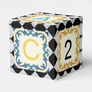 Personalized Children's Block Party Favour Box