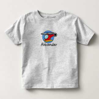 Personalized Childrens Kids Helicopter T Shirt