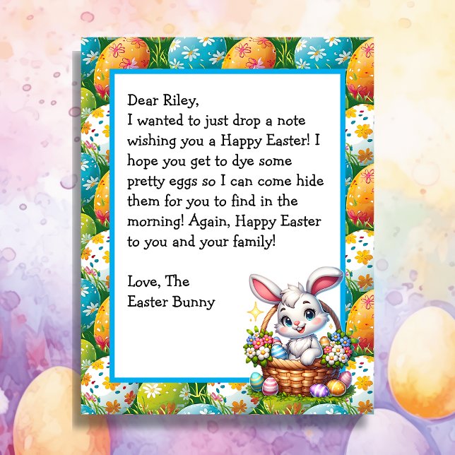 Personalized Children's Letter from Easter Bunny (Creator Uploaded)
