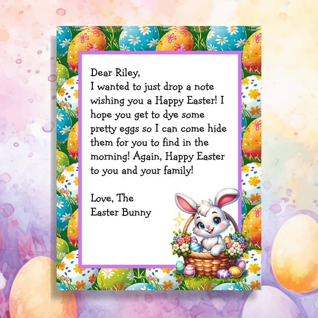 Personalized Children's Letter from Easter Bunny (Creator Uploaded)