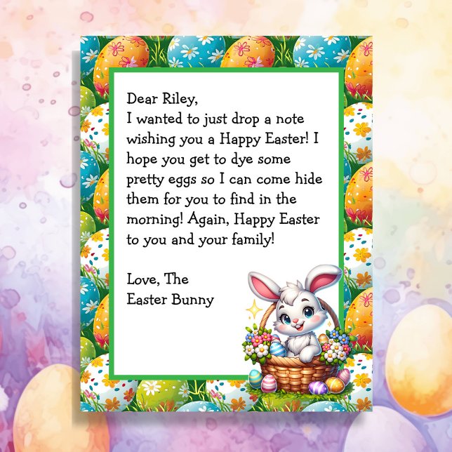 Personalized Children's Letter from Easter Bunny (Creator Uploaded)