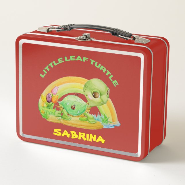  Personalized Children's Metal Lunch Box  (Front)