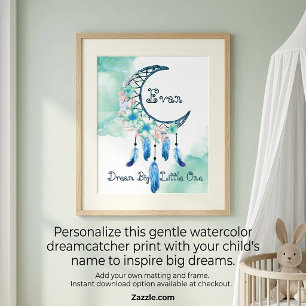Personalized child's dreamcatcher   poster