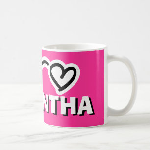 Personalized child's mug with name for girl