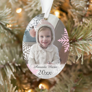 Personalized Child's Photo Christmas Keepsake Ornament