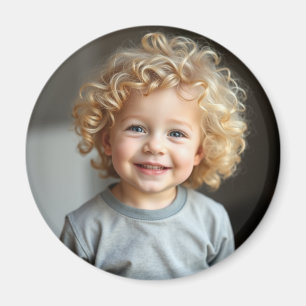 Personalized Child's Photo Refrigerator  Magnet