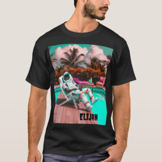 PERSONALIZED CHILL ASTRONAUT T-SHIRT